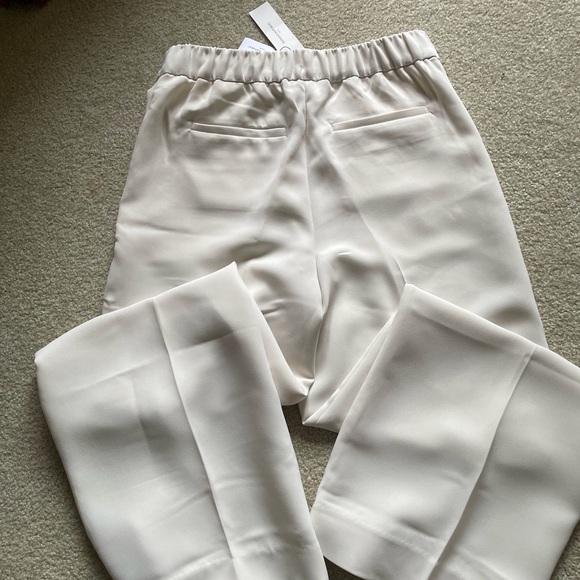 Banana Republic Factory Cream Wide-Leg Pants High-Waisted NWT - Picture 5 of 5